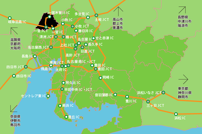 20150828高速道路網の広域図